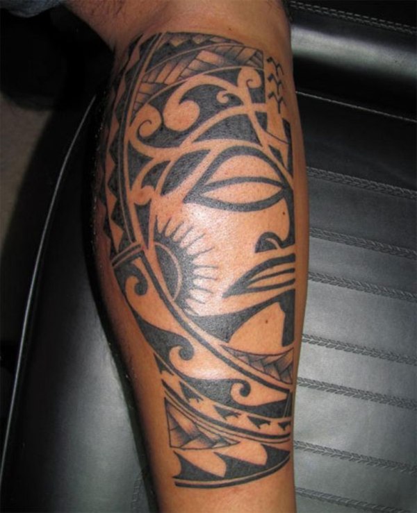 100 Impressive Tribal Leg Tattoo Pics