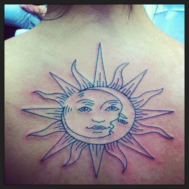 60 Amazing Sun Tattoos For Back